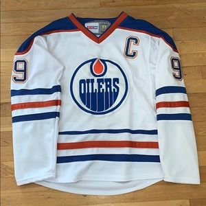 Wayne Gretzky Houston Oilers Hockey Jersey Small